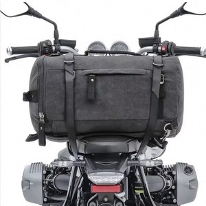 Sac à dos de moto vintage imperméable, grand format, pour bagages arrière, organisateur de coffre, sacoche de selle décontractée pour moto, échantillon gratuit - Product Image 3