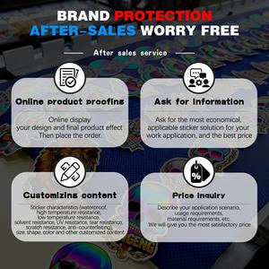 Etichette Adesive Personalizzate con Design Cartoon, Impermeabili, <span class=keywords><strong>Logo</strong></span> Stampato, Olografiche in Vinile, Fogli di Adesivi Fustellati su Misura - Product Image 6