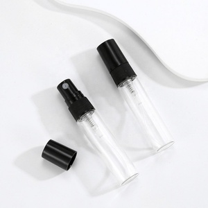 Hot Selling Luxury Round Portable 5ml 10ml Glass Travel Sample Clear <b>Perfume</b> Spray Bottle - Product Image 1