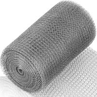 Malla de alambre de acero inoxidable tejida, cubiertas de agujeros de malla, malla de pantalla de ventana para jardines y casas para evitar serpientes de ratones y ratones