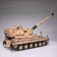 1/35 영국 비커스 AS90 자체 추진 곡사포 155mm 자체 추진 곡사포 데스크탑 컬렉션 장식 또는 nick-knack