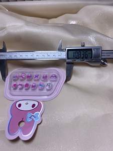 Qianya Kuromi Cartoon Kids Press on Nails-<span class=keywords><strong>Faux</strong></span> ongles imperméables faciles à appliquer pour bébés filles, ensemble de nail art pour enfants mignons - Product Image 4