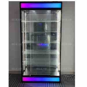 Custom gioiello vetrina vetrina vetrina su misura strato di vendita al dettaglio tabaccheria con luce a strisce led luce - Product Image 4