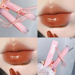 Vente en gros Jelly Mirror Liquid Korean Lipsticks Huile à lèvres imperméable Brillant à lèvres longue durée - Product Image 5