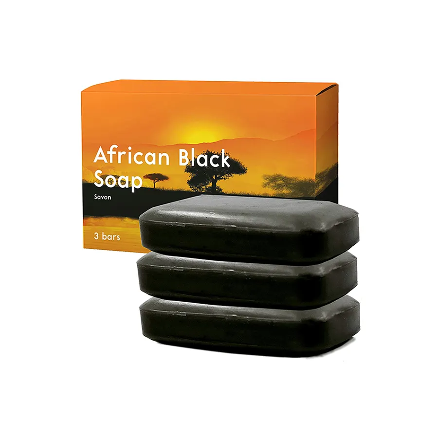 Activated Charcoal Black Bar Soap 100% Natural Soap Helps Acne Psoriasis Eczema for Men Women