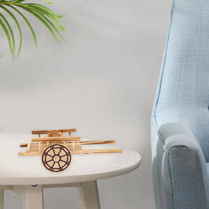 Chariots de jouets en bois de chariot, jouets éducatifs en bois pour enfants de chariot, jouets de chariot, chariots de jouets de loisirs pour enfants, chariot push-pull - Product Image 4