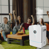 Diffuseur de parfum intelligent sans eau avec affichage circulaire et Wi-Fi, pour environnements commerciaux, à cinq groupes de travail