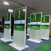 Kiosco de Señalización Digital LCD para Interiores, con Pantalla de 32-85 Pulgadas, Android/Windows, Gráficos 4K, Animación, Independiente, para Publicidad