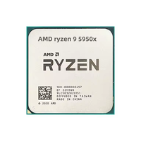 AMD 9 5950X prosesor Desktop 16 core 3.4 GHz soket 32 benang komputer CPU e5