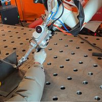 Otomatik Alüminyum Robot Lazer Kaynak Makinesi 3'ü 1 Arada Cobot Robot Kol Kaynak Robotu Programlaması Kolay Zamanınızı Tasarruf Edin