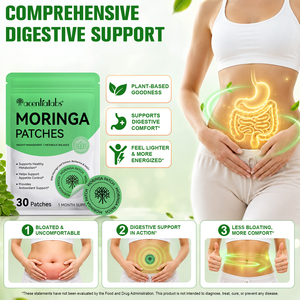 Acentiallabs 30 patchs végétaliens au Moringa avec extrait de feuille de Moringa, Berbérine et NAD+ pour favoriser le métabolisme et contrôler l'appétit - Product Image 2