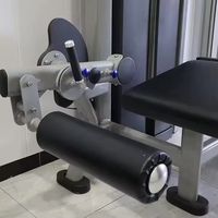 Machine à flexions de jambes inclinées réglable Cheernin Q235 en acier 2,5 mm robuste 80 kg pour entraînement des ischio-jambiers, idéale pour clubs de fitness et usines