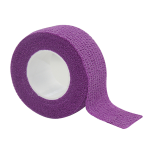 Venta al por mayor de alta calidad no tejida elástica auto-adhesivo vendaje de gasa doble cara adhesiva deporte atléticos cinta - Product Image 3