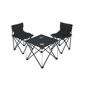 Ensemble de chaises doubles d'extérieur portables Ensemble de chaises de tables pliantes de pique-nique de voyage de <span class=keywords><strong>camping</strong></span> - Product Image 1