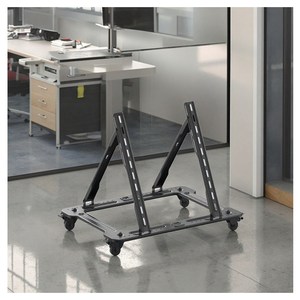 GW-1 di động TV giỏ hàng 32-75 inch Plasma màn hình thông minh đứng xách tay cán núi Xe đẩy với thép xây dựng sân khấu hiển thị - Product Image 5