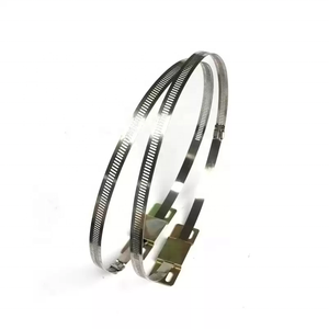 Anneau <span class=keywords><strong>de</strong></span> serrage pour boîtier <span class=keywords><strong>de</strong></span> fibre optique en acier inoxydable, pince robuste, diamètre 76-235 mm, paire - Product Image 4