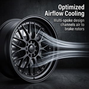 Nuovi Cerchi in Alluminio LM 5x100 5x108 5x112 5x114.3 5x120 a 2 Pezzi Forgiati per Auto da Corsa 18 19 20 21 22 <span class=keywords><strong>23</strong></span> Pollici - Product Image 2