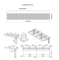 Système de stockage d'énergie industriel et commercial 100 kW 215 kWh, solution de batterie solaire de secours C&I ESS pour usine et carport