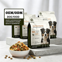 Aliments pour animaux de compagnie de qualité supérieure OEM ODM, vente en gros, usine, nutrition riche en protéines, flocons de viande naturelle, nourriture sèche pour chiens