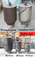 Type de gaz populaire 25KG/lot noix torréfaction machine torréfacteur arachide cacao haricot torréfacteur machine