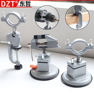 Dzt Mini <b>Bench</b> Vise Aluminum Alloy 360 Degree Rotating Adjustable For Diy <b>Tools</b> - Product Image 5