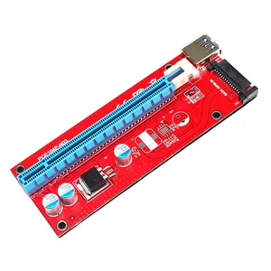 Kabel USB 3.0 15Pin untuk GPU Miner 007S PCI-E Kartu Riser PCI Express 1X To 16X Adapter Kabel Ekstensi Kartu Grafis VER007S