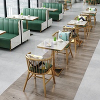 Ensemble de mobilier de restaurant à prix d'usine : Tables et chaises en métal pour cantines, cafés et espaces de loisirs