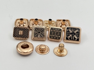 Oem & ODM hồi giáo thobe Snap Nút Kẽm hợp kim kim loại nhấn nút với mạ phong cách cho hàng may mặc của nhà sản xuất Shank thiết kế - Product Image 3