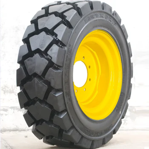 Ban Pneumatik Tubeless Berkualitas Tinggi 12-16.5 <span class=keywords><strong>Bobcat</strong></span> Skid Steer Solid Loader untuk Ban Wheel Loader - Product Image 1