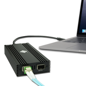 10G SFP + พอร์ตคู่ USB4อีเธอร์เน็ตเข้ากันได้กับธันเดอร์โบลต์5/4/3 82599ES 2 10GBASE-T ไฟเบอร์เครือข่าย SFP + อะแดปเตอร์เน็ต SFP คู่ - Product Image 1