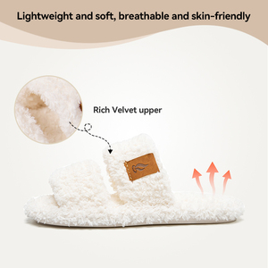 Zulemei Womens Mờ Mở Ngón Chân Dép Đi Trong Nhà Mềm Mại Thoải Mái Bộ Nhớ Bọt Nhà Giày - Product Image 4