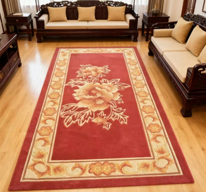 <span class=keywords><strong>Tapis</strong></span> mural moderne en <span class=keywords><strong>laine</strong></span> et soie fait main, antidérapant, grande taille, pour hôtel, couleur unie - Product Image 2