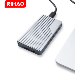 <span class=keywords><strong>Caja</strong></span> de disco duro externo ITGZ <span class=keywords><strong>Thunderbolt</strong></span> 4 4TB SSD para ordenador portátil interfaz USB tipo C 40 Gbps velocidad de transferencia C <span class=keywords><strong>caja</strong></span> adaptadora - Product Image 1