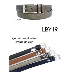 Cinturón - LBY19 de Cuero Sintético, Estilo Moderno para Ropa Casual de Negocios y Accesorios Diarios - Product Image 6
