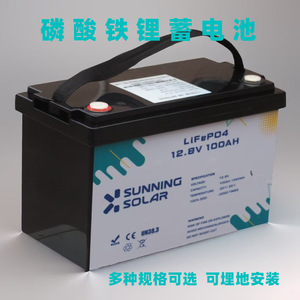 LiFePO4 Battery 12V 100Ah Solar <b>Energy</b> <b>Storage</b> <b>System</b> Deep Cycle Rechargeable For Off Grid Power Supply - Product Image 4