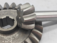 Engranaje angular cónico de rueda de engranaje de corona para triciclo Triciclo Auto Rickshaw UTV Vehículo utilitario Cargador de servicio pesado Fábrica de China