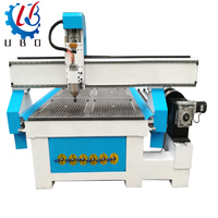 Fraiseuse de gravure 3d cnc 4 axes pour bois avec axe rotatif de 300mm
