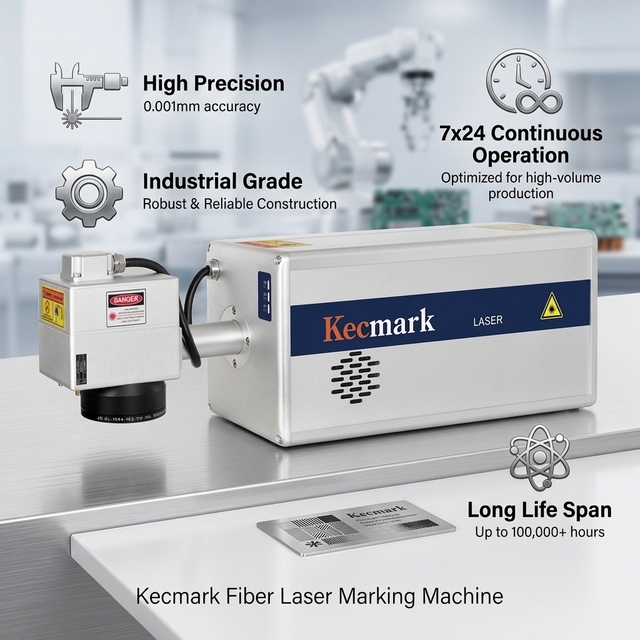 New Fiber Laser CNC Marking Machine 2026 Hot Selling High Precision for Metal QR Barcode Marking Long Life CE OEM