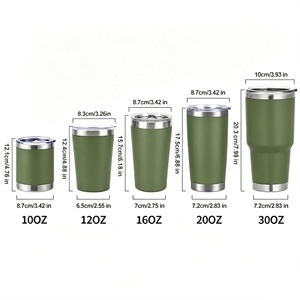 Tazza Termica da Viaggio in Acciaio Inox a Doppia Parete da 20 oz, Bicchiere Classico con Coperchio per Caffè - Product Image 2