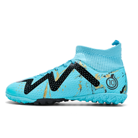Chaussures de Football d'Extérieur Baskets de Soccer Professionnelles pour Hommes et Garçons à Cheville Haute Crampons d'Entraînement Chaussures de Sport Bottes de Football en Gros