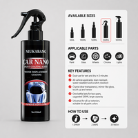 Spray de revêtement nano-céramique pour voiture, scellant de peinture, cire rapide hydrophobe, liquide protecteur brillant pour le detailing