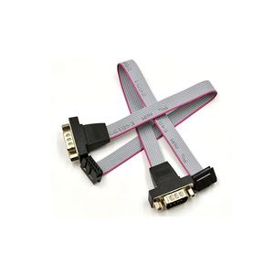 DB9P для IDC10P IDC плоский кабель соединительный кабель пайкой D-SUB Мужской кабель - Product Image 5