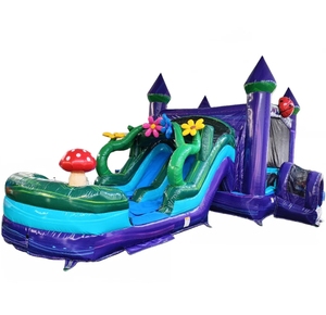 <span class=keywords><strong>Castillo</strong></span> inflable en línea de salto de compra comercial a la venta - Product Image 1