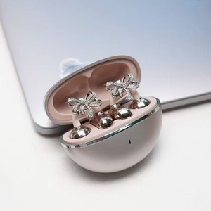 Auricolari Wireless Clip-On CLIP04 da Donna, con Fiocco Gioiello Staccabile in Strass, Auricolari Sportivi Open-Ear con Chip 6.0 - Product Image 4