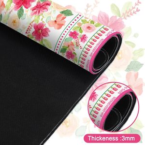 Tapis de Mahjong Floral Drydiet 31,5" x 31,5" Antidérapant et Réducteur de Bruit pour Cartes, Tuiles, Poker et <span class=keywords><strong>Dominos</strong></span> - Product Image 4