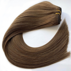 Produits les plus vendus 2025 Extensions de cheveux à clip invisibles aspect naturel Cheveux humains épais - Product Image 4