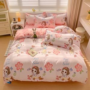 Fabricants de parures de lit personnalisées de luxe, imprimées, moelleuses, de style dessin animé, <span class=keywords><strong>anime</strong></span>, pour enfants, ensembles de draps et de housses de <span class=keywords><strong>couette</strong></span> 3 pièces et 4 pièces - Product Image 4