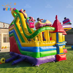 <span class=keywords><strong>2025</strong></span> Top bán nhà máy <span class=keywords><strong>Inflatable</strong></span> roller coaster <span class=keywords><strong>Inflatable</strong></span> chạy đi xe trả lại nhà Combo trượt leo lên thiết bị bán và cho thuê - Product Image 3