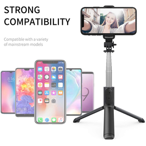 Tripé portátil e flexível <span class=keywords><strong>3</strong></span> em 1, wireless, bt, bastão de selfie, portátil, para celular - Product Image 3