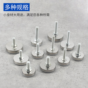 Almohadillas ajustables de nailon para pies M8 M10, para muebles, mesas, sillas, con tornillos, almohadilla protectora para patas, estilo moderno y sencillo - Product Image 1